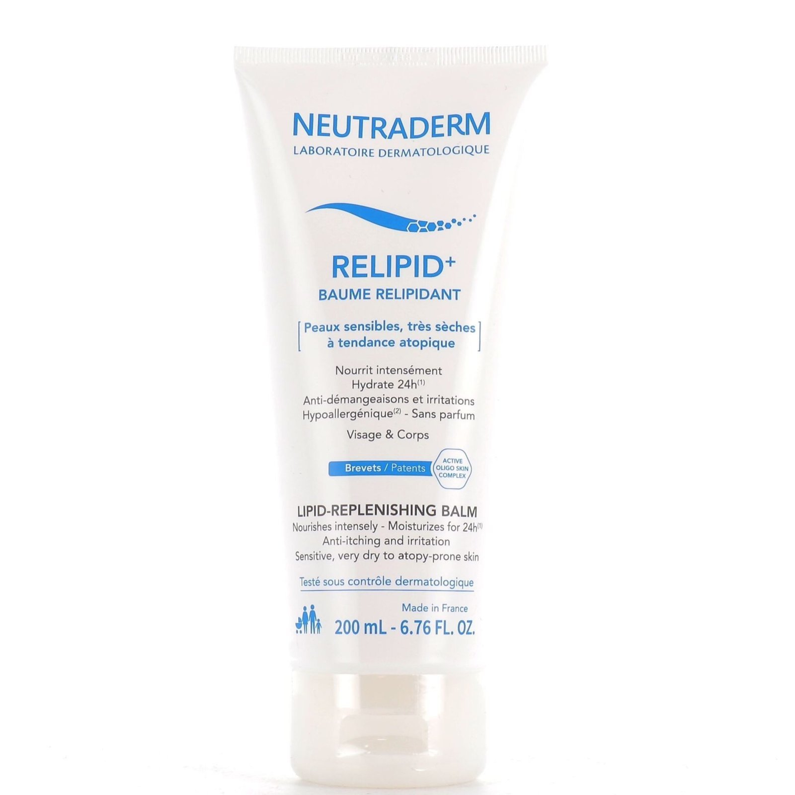 3273816860060-ld-0029-front-5d2440b273160-1 Neutraderm Relipid+ Baume Relipidant 200ml – Image 1