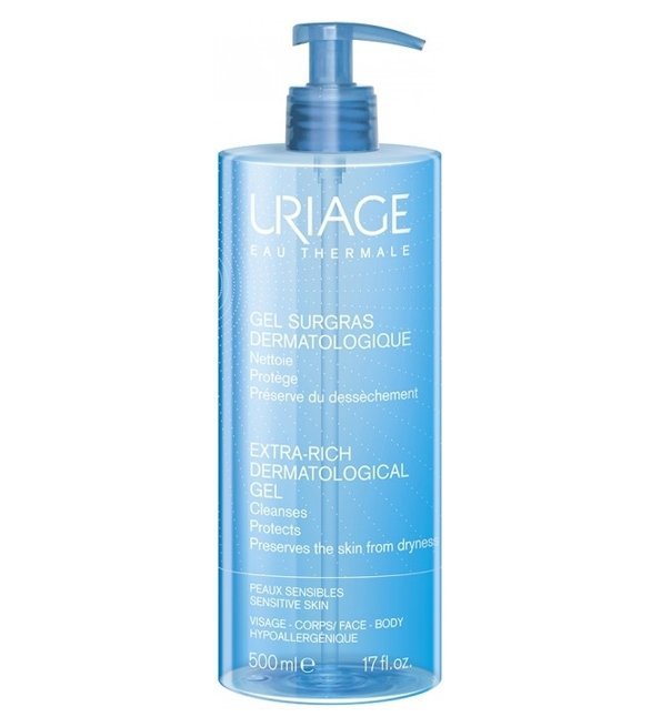 3661434005862-1-1 Uriage - Gel Surgras Liquide Dermatologique - 500 ml – Image 1