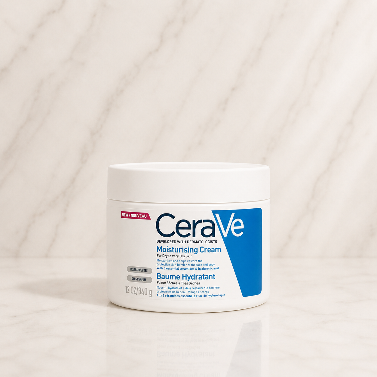 4bf7b696-a836-40e2-981a-32b7c5228d06 CeraVe Baume Hydratant Nourrissant Peau Sèche à Très Sèche | 340g – Image 1