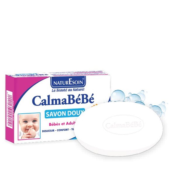 6111246209233-1-1 NaturEsoin CalmaBéBé Savon Doux - 90 G – Image 1