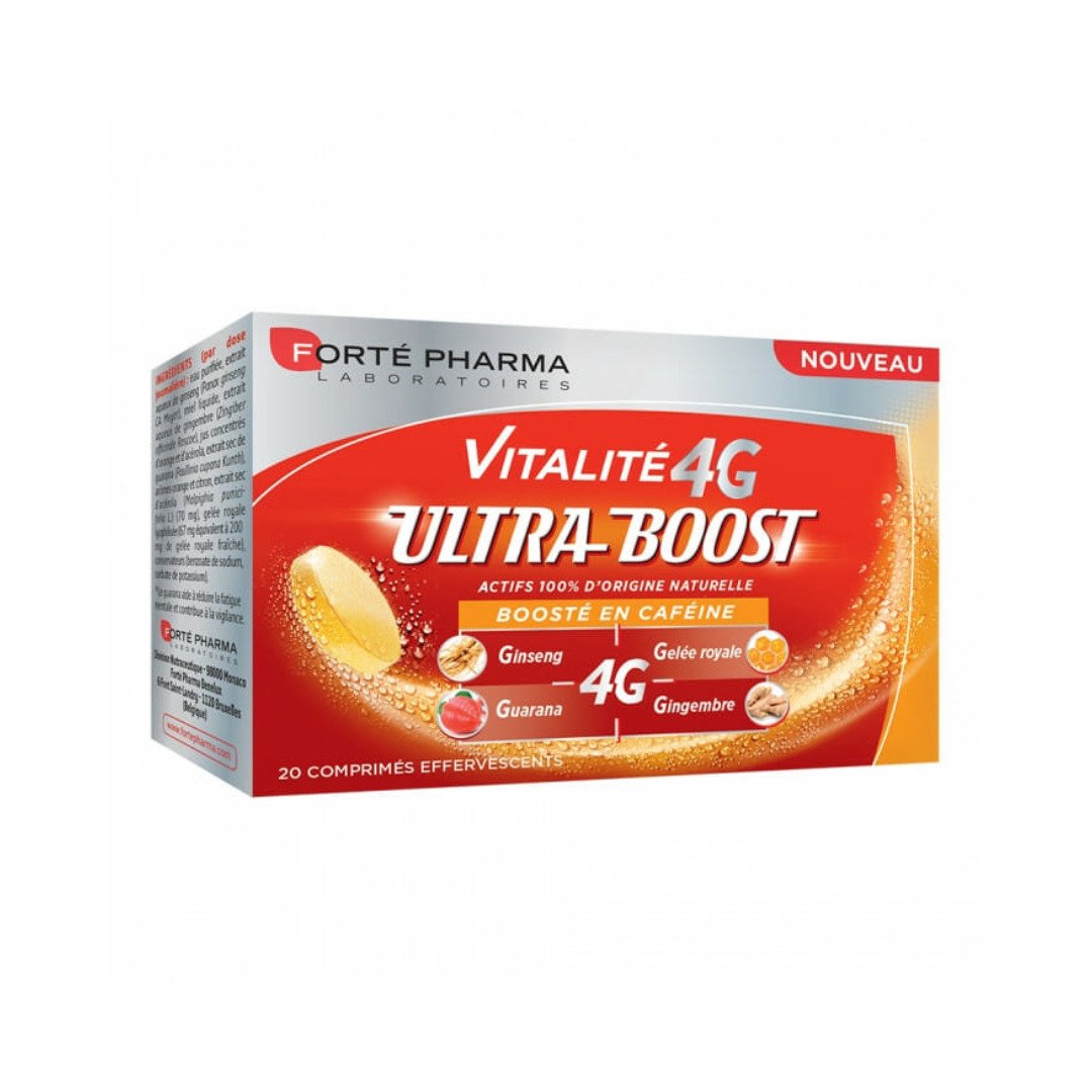 Forte-Pharma-Ultra-Boost-4G-20cps-1 Forte Pharma Ultra Boost 4G 20 Comprimes – Image 1