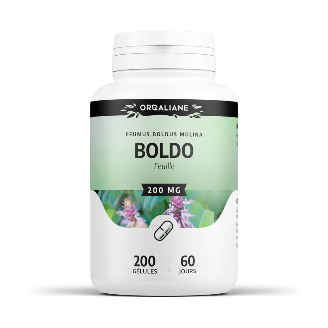 GPH-Orgaliane-Boldo-200mg-200gelules GPH Orgaliane Boldo 200 Gelules – Image 1