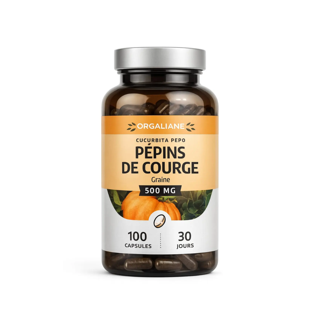 GPH-Orgaliane-Pepins-de-Courge-100-Capsules GPH Orgaliane Pepins de Courge 100 Capsules – Image 1