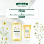 Klorane - Shampoing Reflets Blonds à la Camomille cheveux blonds à châtains - Éclaircissant 400 ml – Image 4