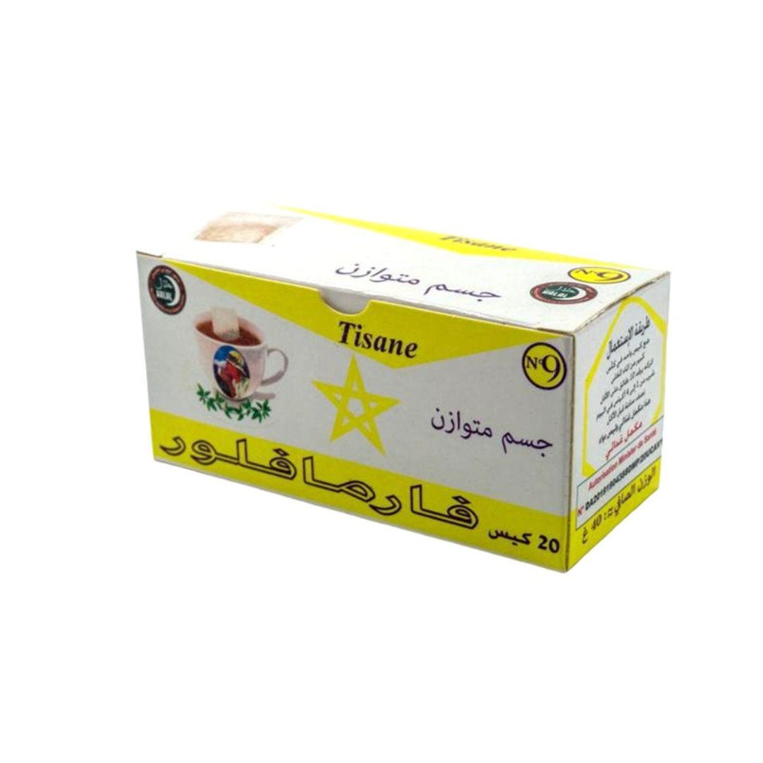 Pharmaflor-Tisane-N°9-brul-graisse-20-sachet-2 Pharmaflore Tisane N°9 Brul Graisse 20 Sachet – Image 1
