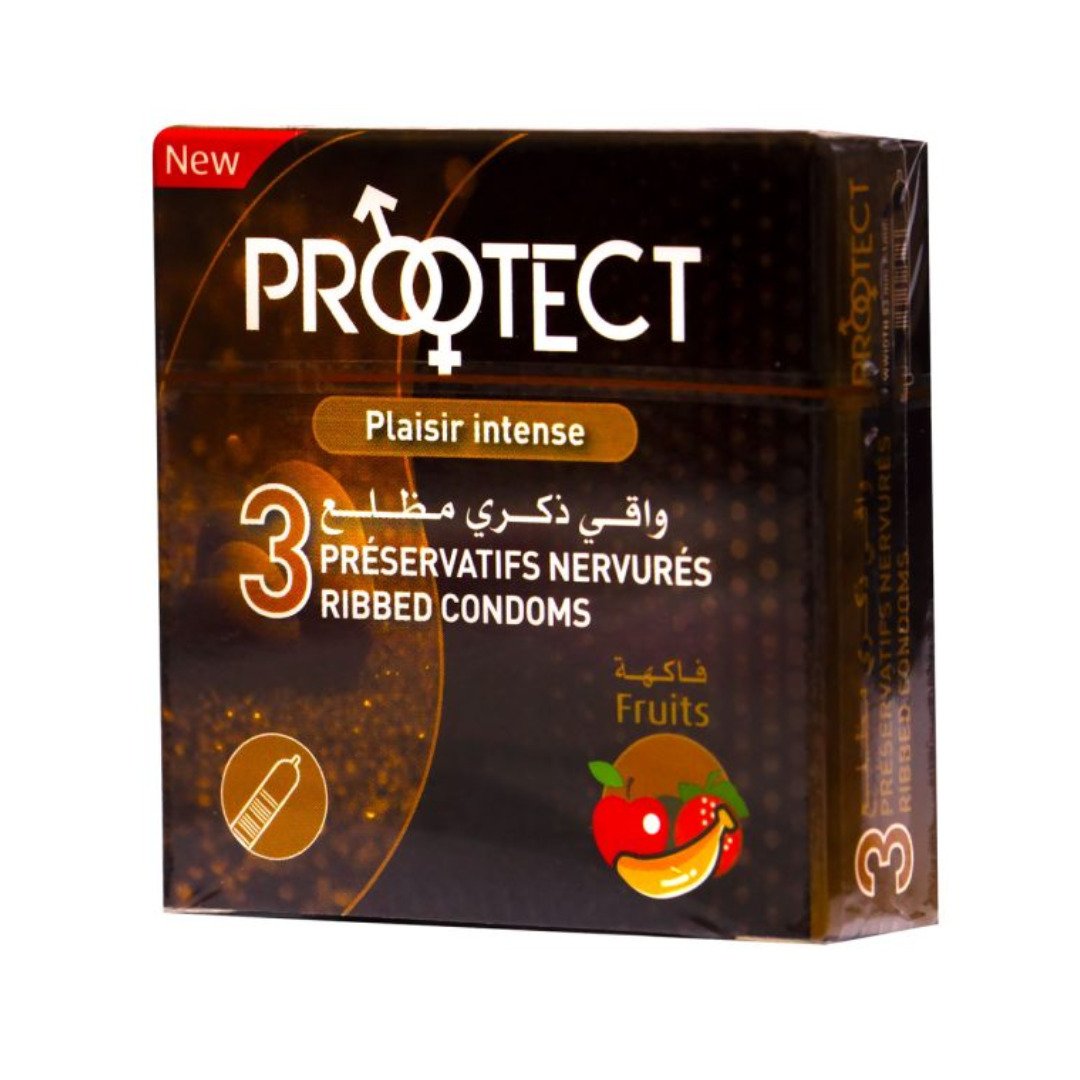 Protect-preservatifs-Fruits-3-pcs-1 Protect Preservatifs Fruits 3 Pieces – Image 1