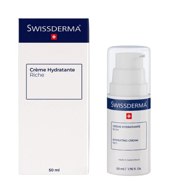 Swissderma-Creme-Hydratante-Riche-50ml-1-1-1 Swissderma Creme Hydratante Riche 50ml – Image 1