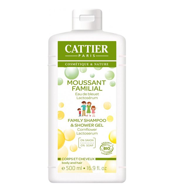 fa500-1-1 Cattier Moussant familial sans savon 500ml – Image 1