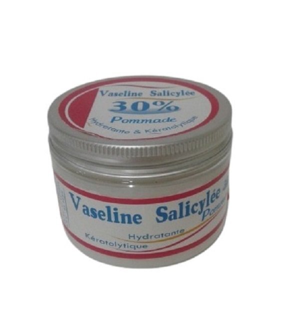 vaseline-salicylee-30-pommade-hydratante-120g Vaseline Salicylee 30% 120G – Image 1