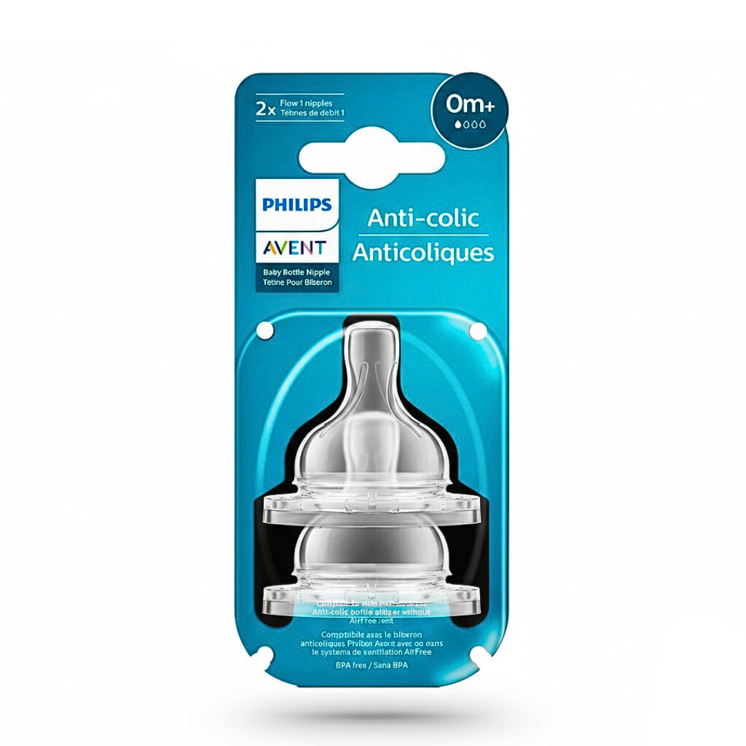 Avent-Tetine-Anti-colic-flow1-0m-Ref-SCY76102-1 Avent Tetine Anti-Colic Flow1 +0m Reference SCY761/02 – Image 1