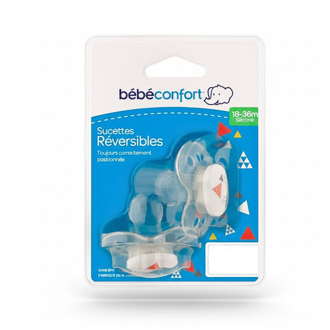 BB-Conf-2-Suc-Reversible-18-36m-Animals-Bleu-1 Bebe Confort 2 Sucette Reversible 18-36mois Animals Bleu – Image 1