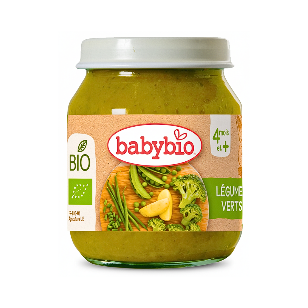 Babybio-Petit-Pot-Legumes-Verts-130g-1 Babybio Petit Pot Legumes Verts 130g – Image 1