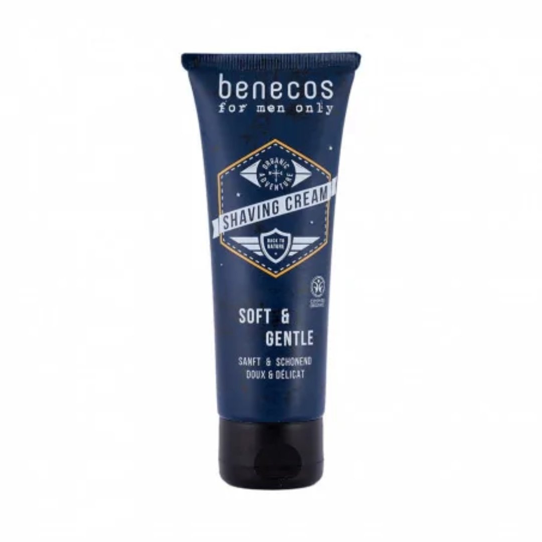 Benecos-for-men-only-shaving-cream-75ml-1 Benecos For Men Only Shaving Cream 75ml – Image 1