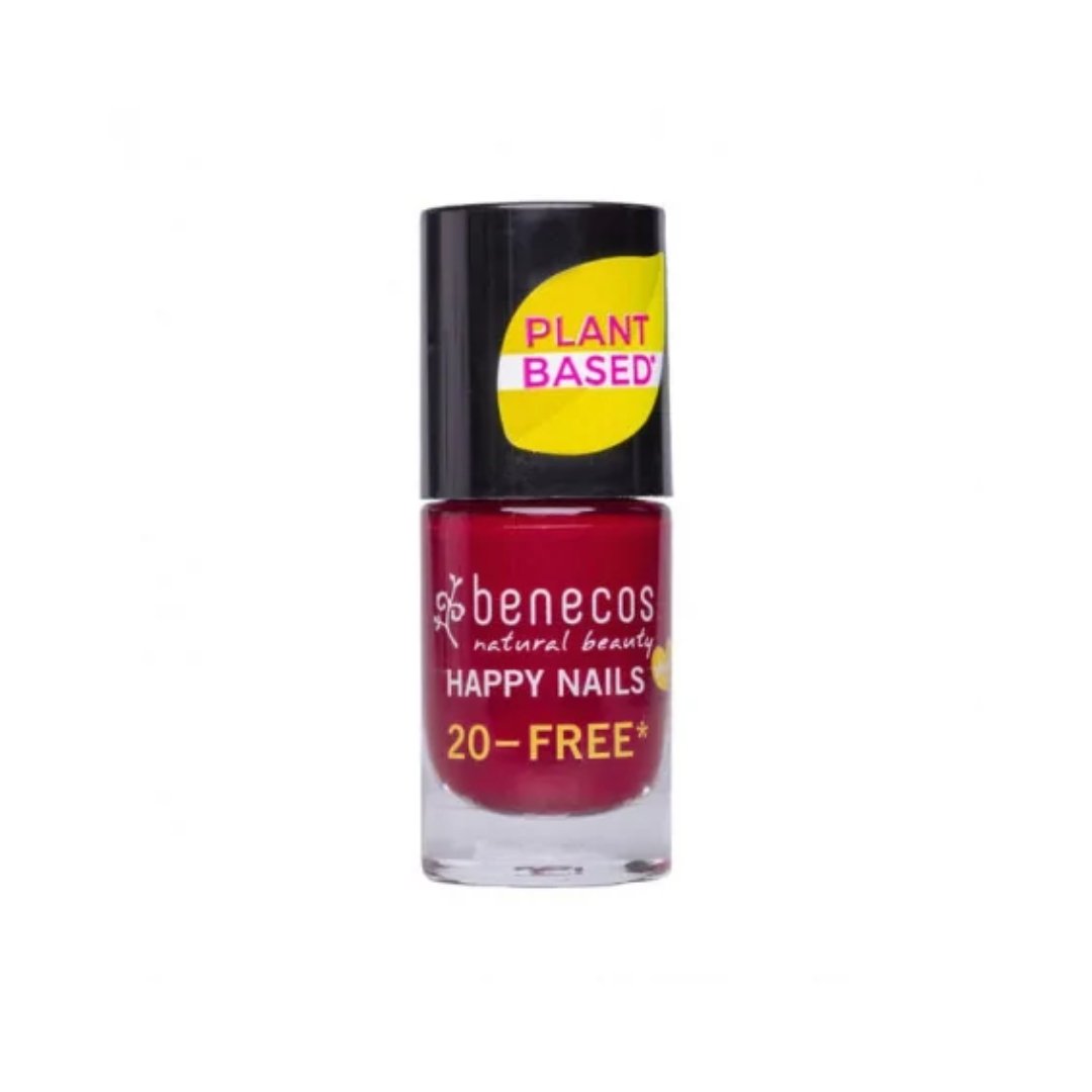 Benecos-nail-polish-cherry-red-5ml-1 Benecos Nail Polish Cherry Red 5ml – Image 1