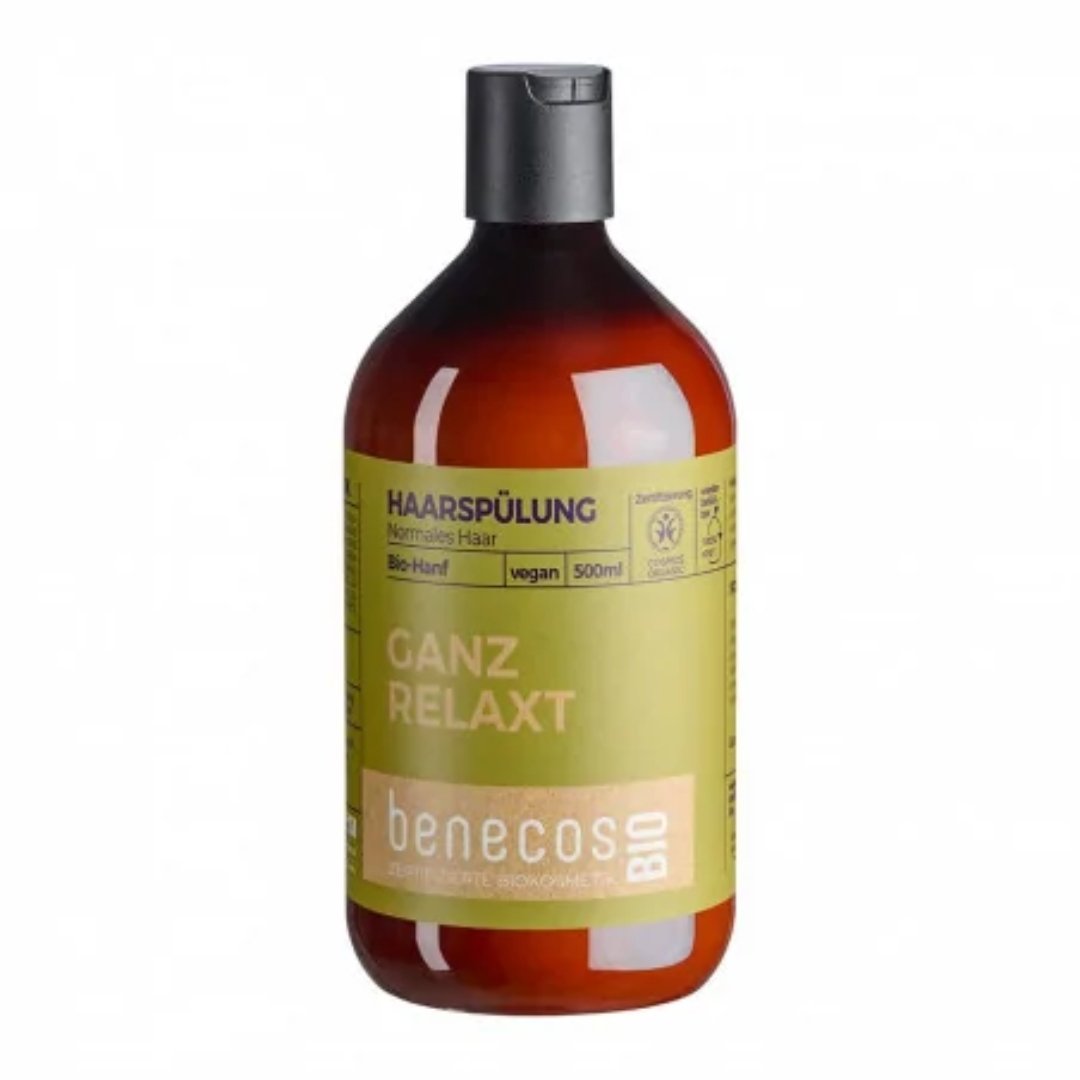 Benecosbio-apres-shmp-cheveux-normaux-500ml-1 Benecos Bio Apres-Shmpoing Cheveux Normaux 500ml – Image 1