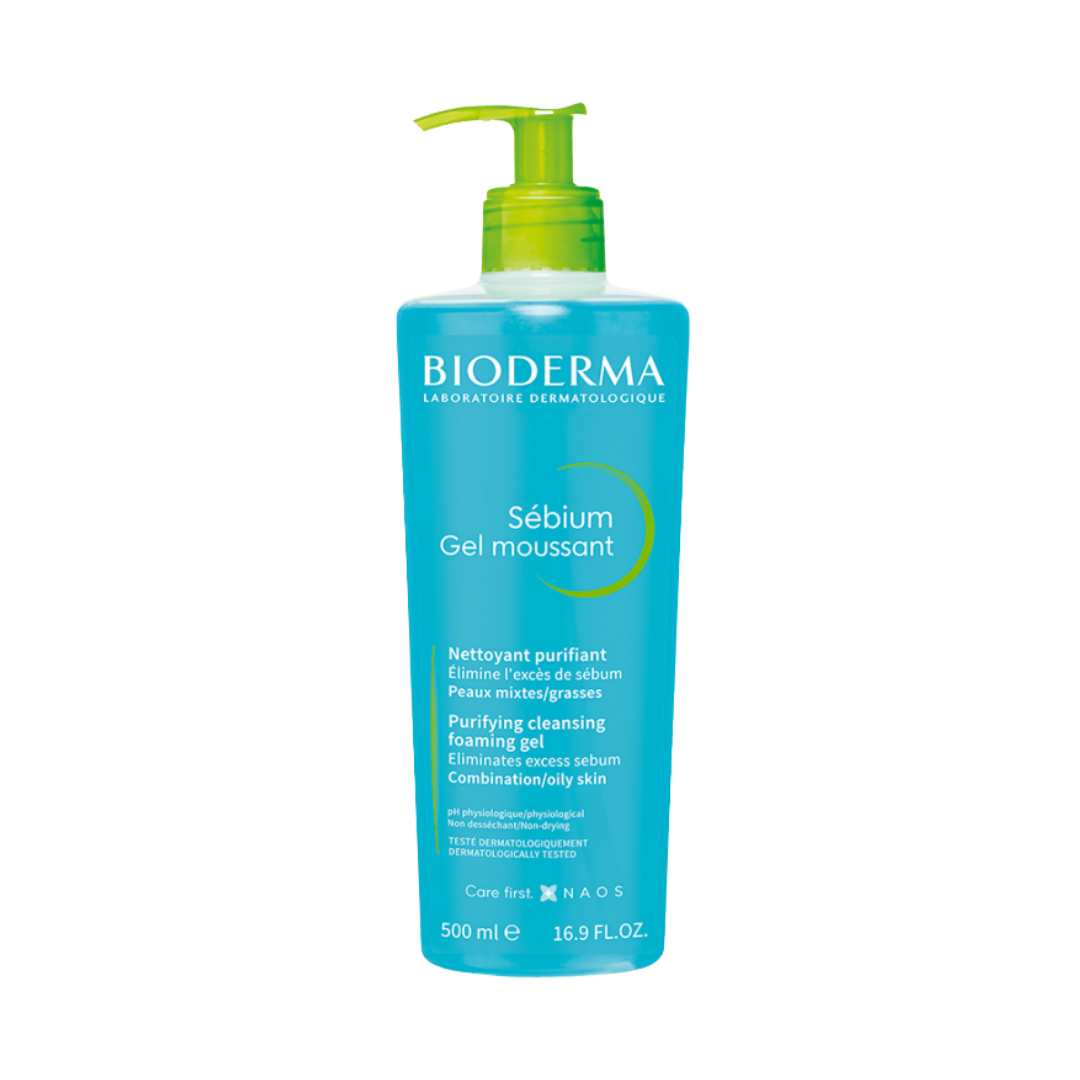 Bioderma-Sebium-Gel-Moussant-500ml-1-1 Bioderma Sebium Gel Moussant 500ml – Image 1
