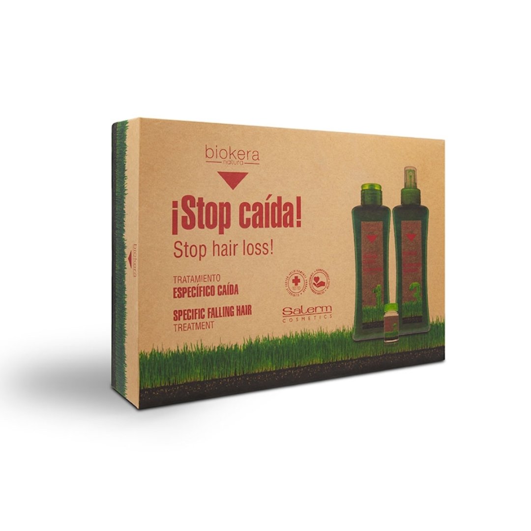 Biokera-Duo-pack-Anti-chute-shamp-300mlspray-300mlLotion-610ml-1 Biokera Shampoing 300ml + Spray 300ml + Lotion 6x10ml Pack Anti-Chute – Image 1