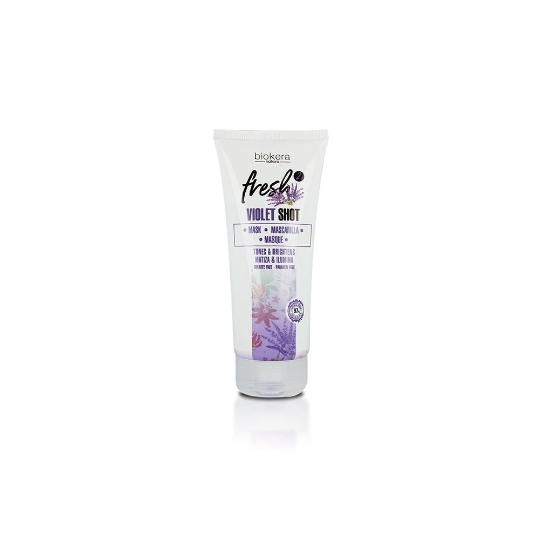 Biokera-Fresh-Violet-shot-Masque-200ml-1 Biokera Fresh Violet Shot Masque 200ml – Image 1