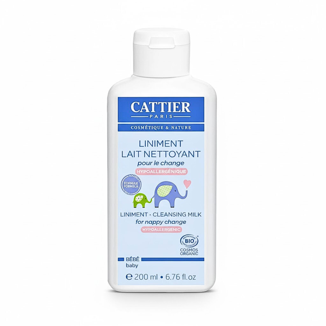 Cattier-Liniment-Lait-Nettoyant-pour-le-change-200ml-1 Cattier Liniment Lait Nettoyant Pour Le Change 200ml – Image 1