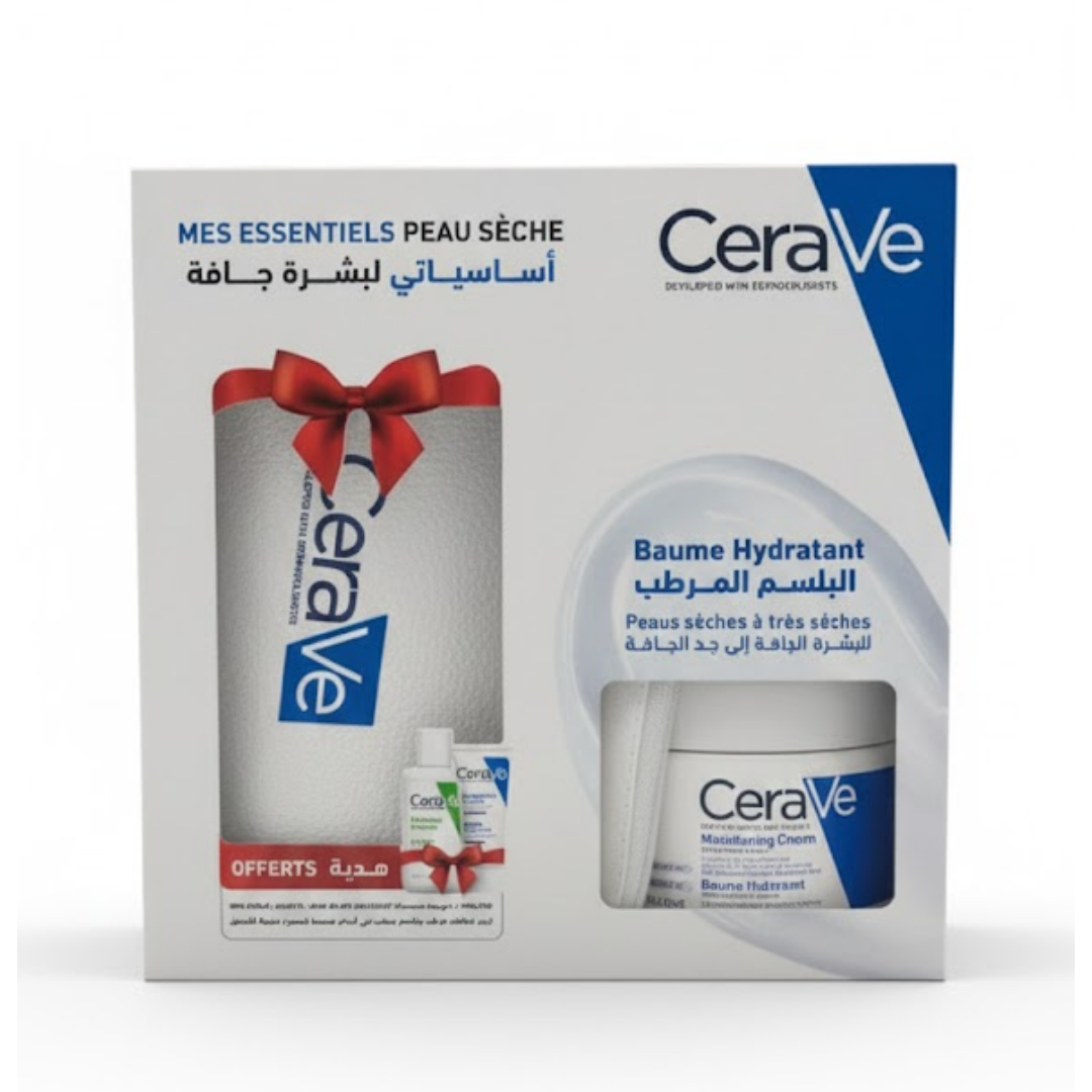 Cerave-Mon-Kit- Cerave Mon Kit Baume Hydratant 340g+ Creme Lavante Et Baume Format Voyage Offerte – Image 1