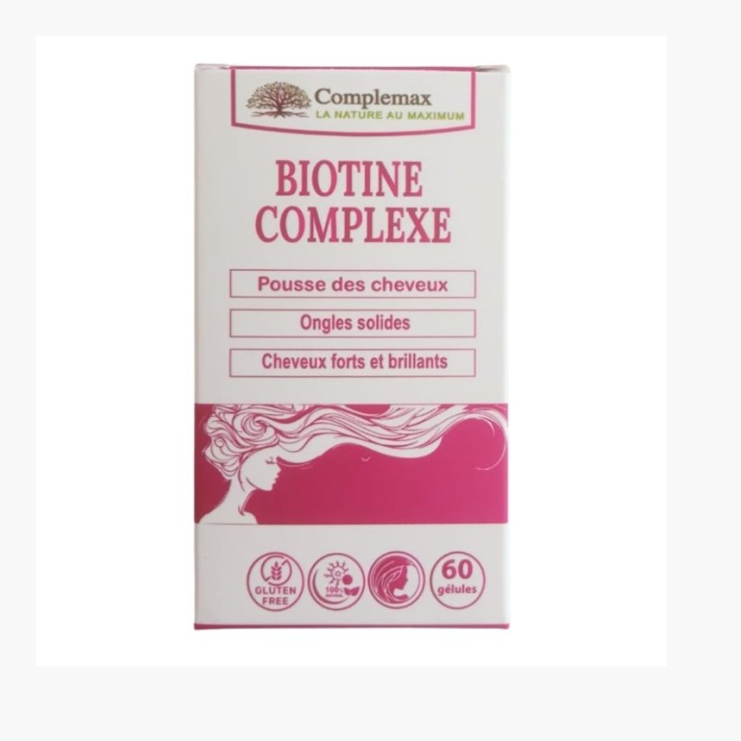 Complemax-Biotine-complexe-60-gelules-1 Complemax Biotine Complexe 60 Gelules – Image 1