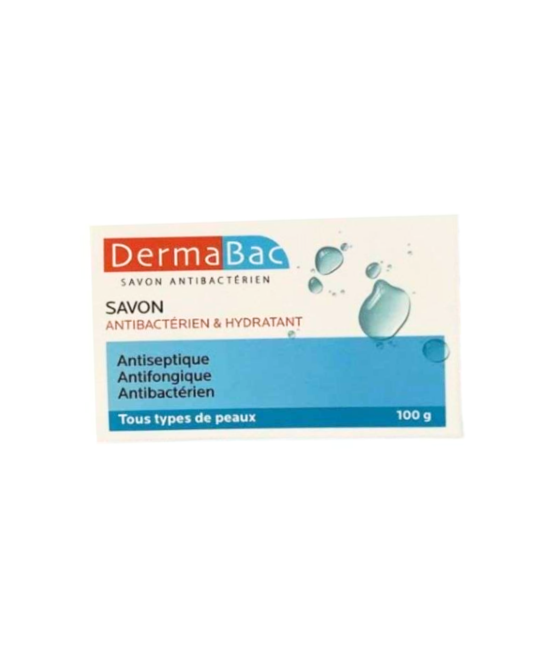 Dermabac-Savon-Antibacterien-hydratant-100gr-1 Dermabac Savon Antibacterien & hydratant 100g – Image 1