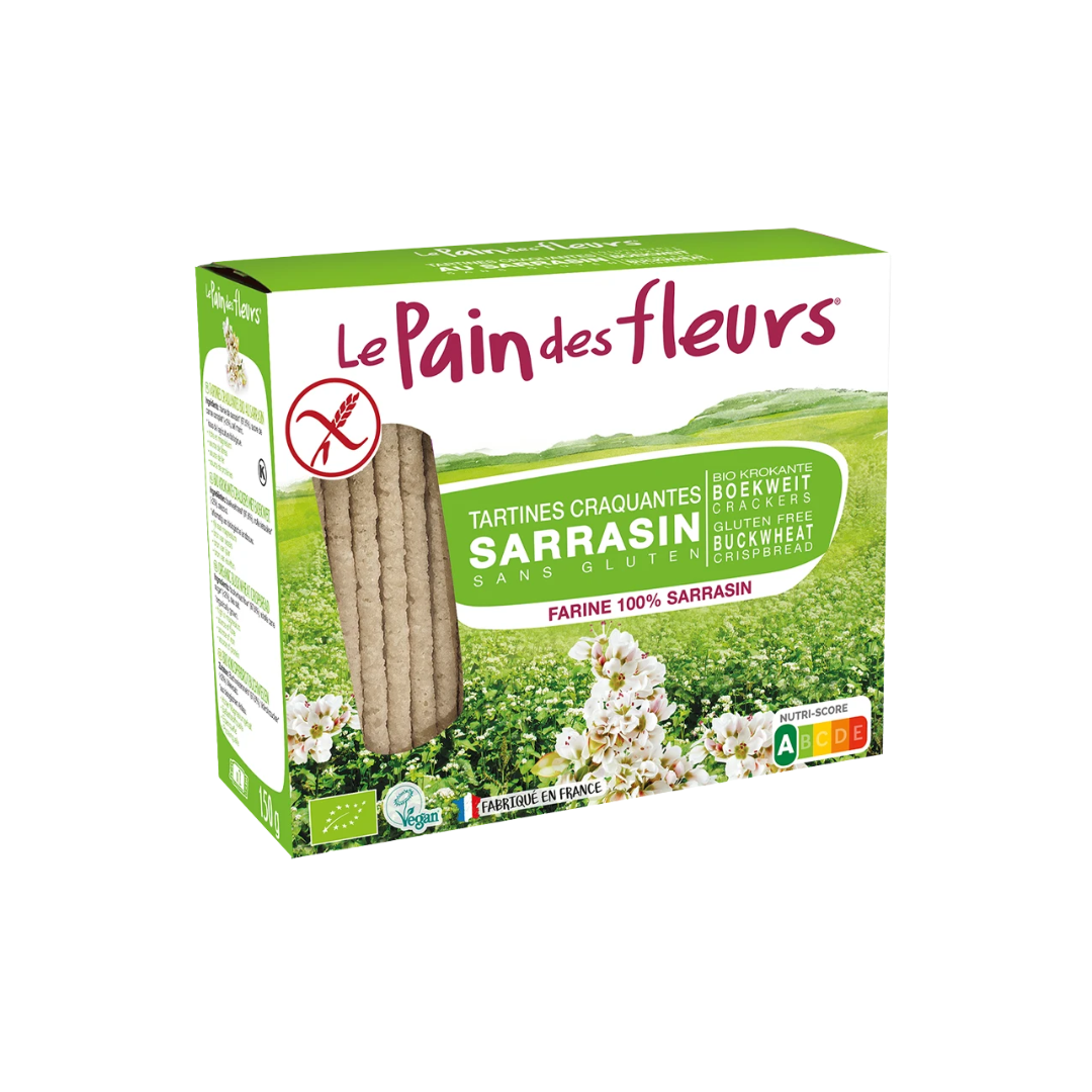 Design-sans-titre-14-1 Le Pain des Fleurs Tartines Craquantes au Sarrasin Bio sans Gluten 100 gF – Image 1