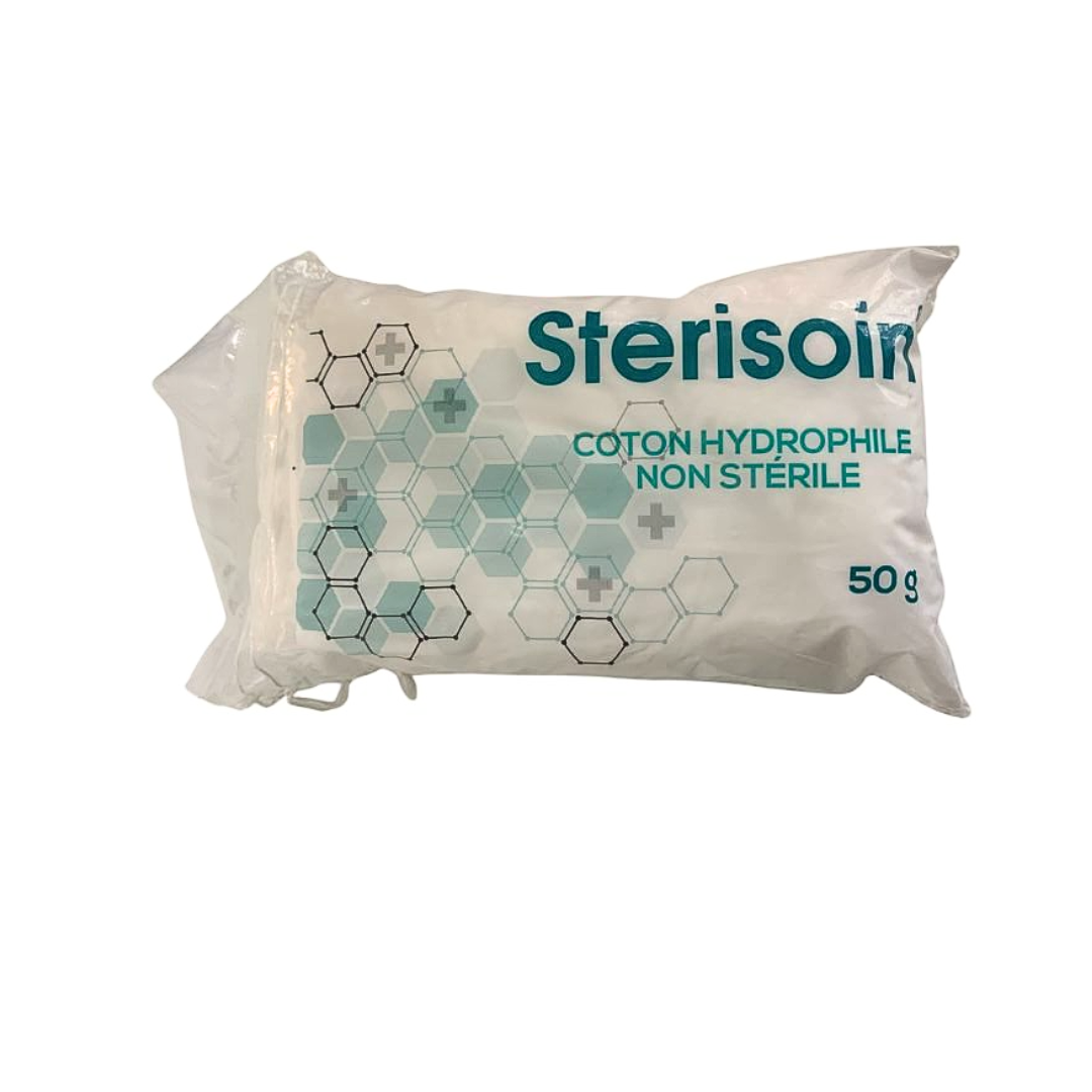 Design-sans-titre-3-2 Urgo Coton Sterisoin Hydrophile Non Sterile 50g – Image 1
