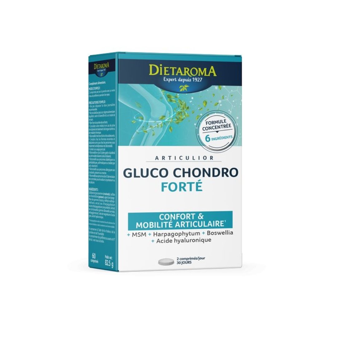 Dietaroma-Gluco-Chondro-forte-60-comprimes-1 Dietaroma Gluco Chondro Forte 60 Comprimes – Image 1