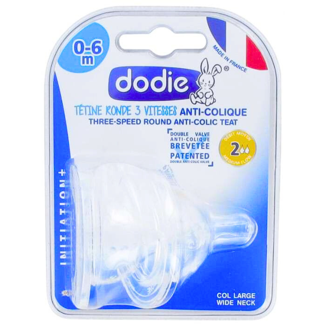 Dodie-2Tetines-plate-sensation-0-6m Dodie 2Tetines Plate Sensation+ 0-6m – Image 1