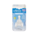 Dr Brown's 2 Tetines Col Etroit Level 4 +9m