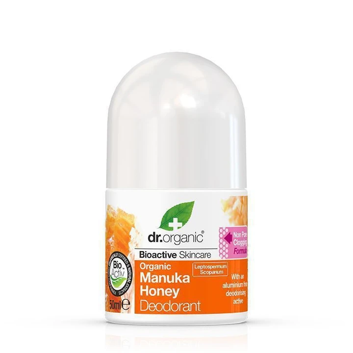DrOrganic-Deodorant-Miel-de-Manuka-50Ml-1 Dr Organic Déodorant Miel de Manuka 50Ml – Image 1