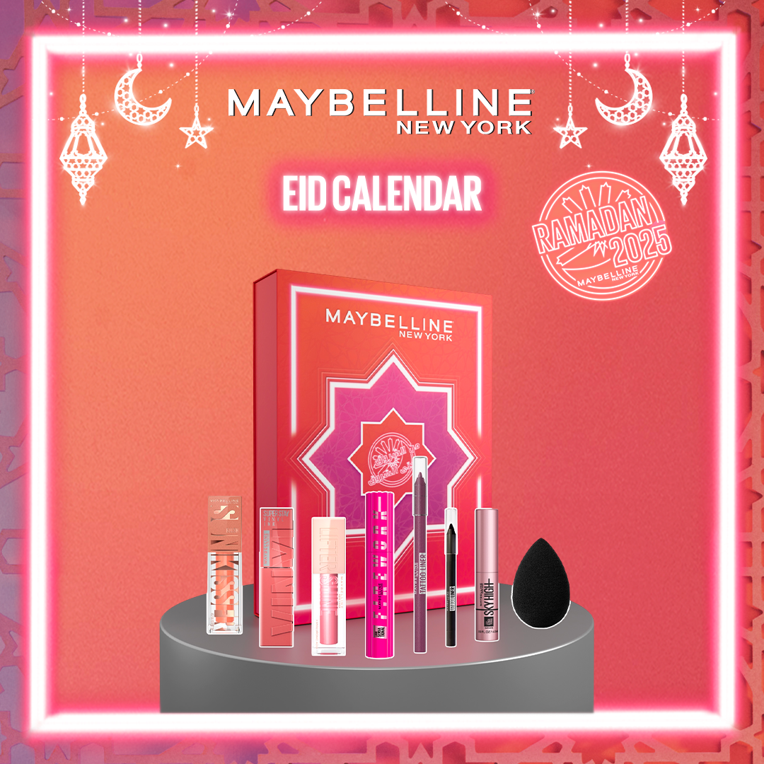 EID-CALENDAR-1 Maybelline CALENDRIER EID 2025 – COFFRET MAQUILLAGE ÉDITION LIMITÉE – Image 1