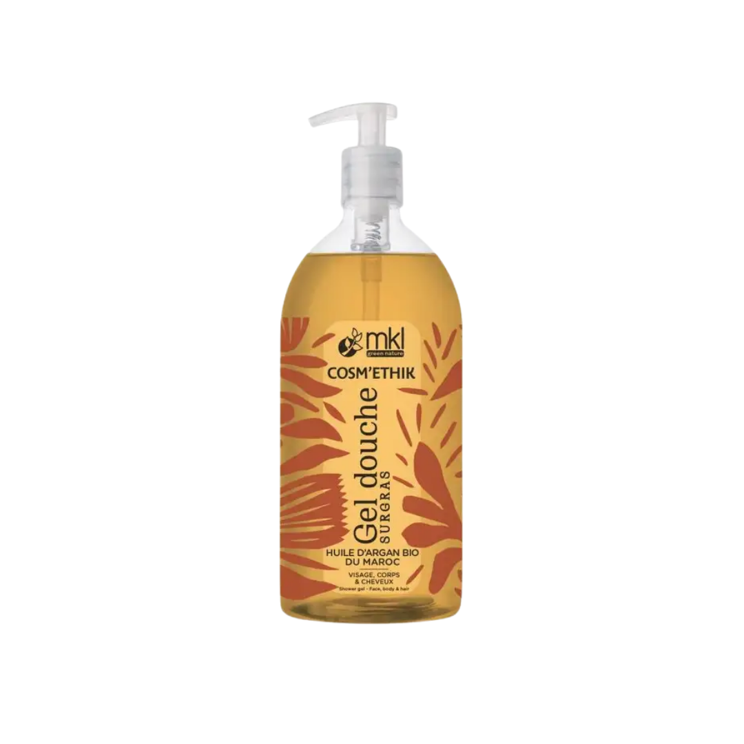 Elba-lait-bronzant-protecteur-spf30-100ml-2025-04-25T115556.163-1 MKL Cosm'ethik Gel Douche Hule D'argan Bio 1L – Image 1