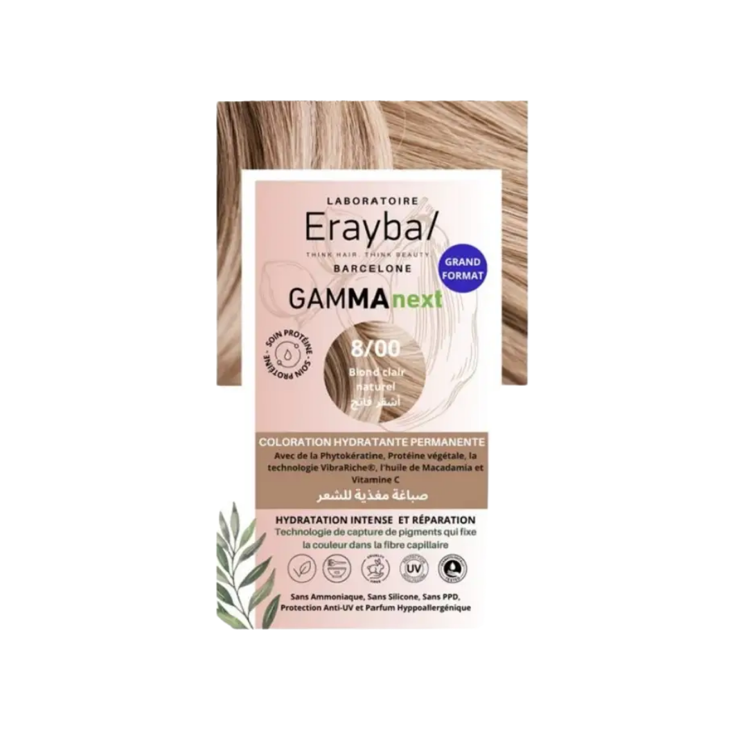 Elba-lait-bronzant-protecteur-spf30-100ml-2025-04-28T122637.536-1 Erayba Gamma Coloration 8/00+ Blond Clair Intense – Image 1