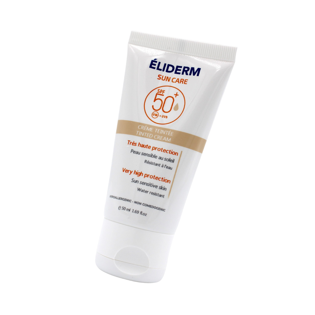 Eliderm-sun-care-creme-teinte-spf50-50ml-1 Eliderm Sun Care Creme Teinte Spf50+ 50ml – Image 1