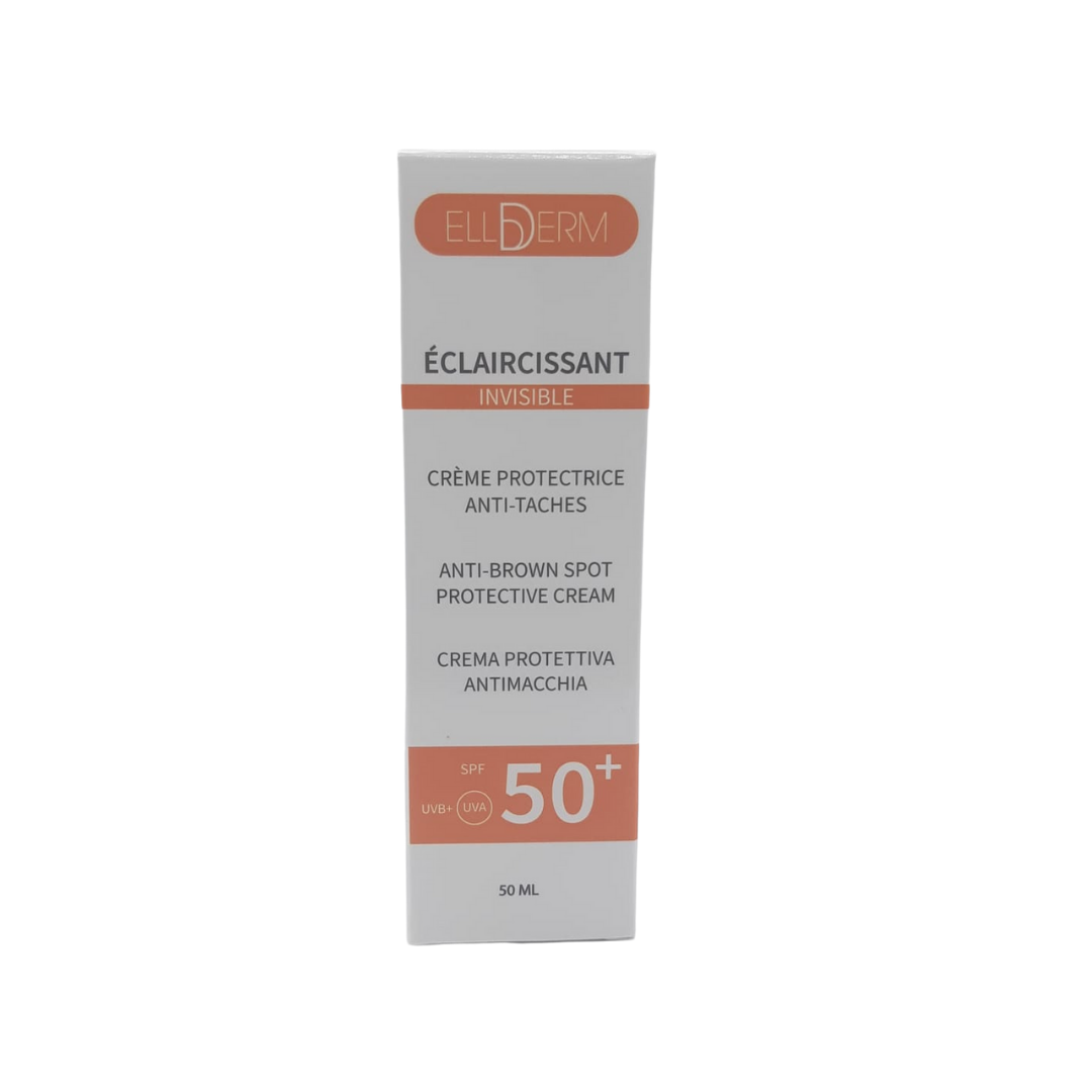 Ellderm-Ecran-Invisible-Creme-Protectrice-spf50-50ml-1 Ellderm Ecran Invisible Creme Protectrice Spf50 50ml – Image 1