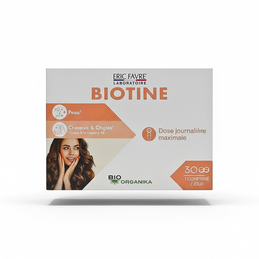 Eric-Favre-Biotine-30-cps-1 Eric Favre Biotine 30 Comprimes – Image 1