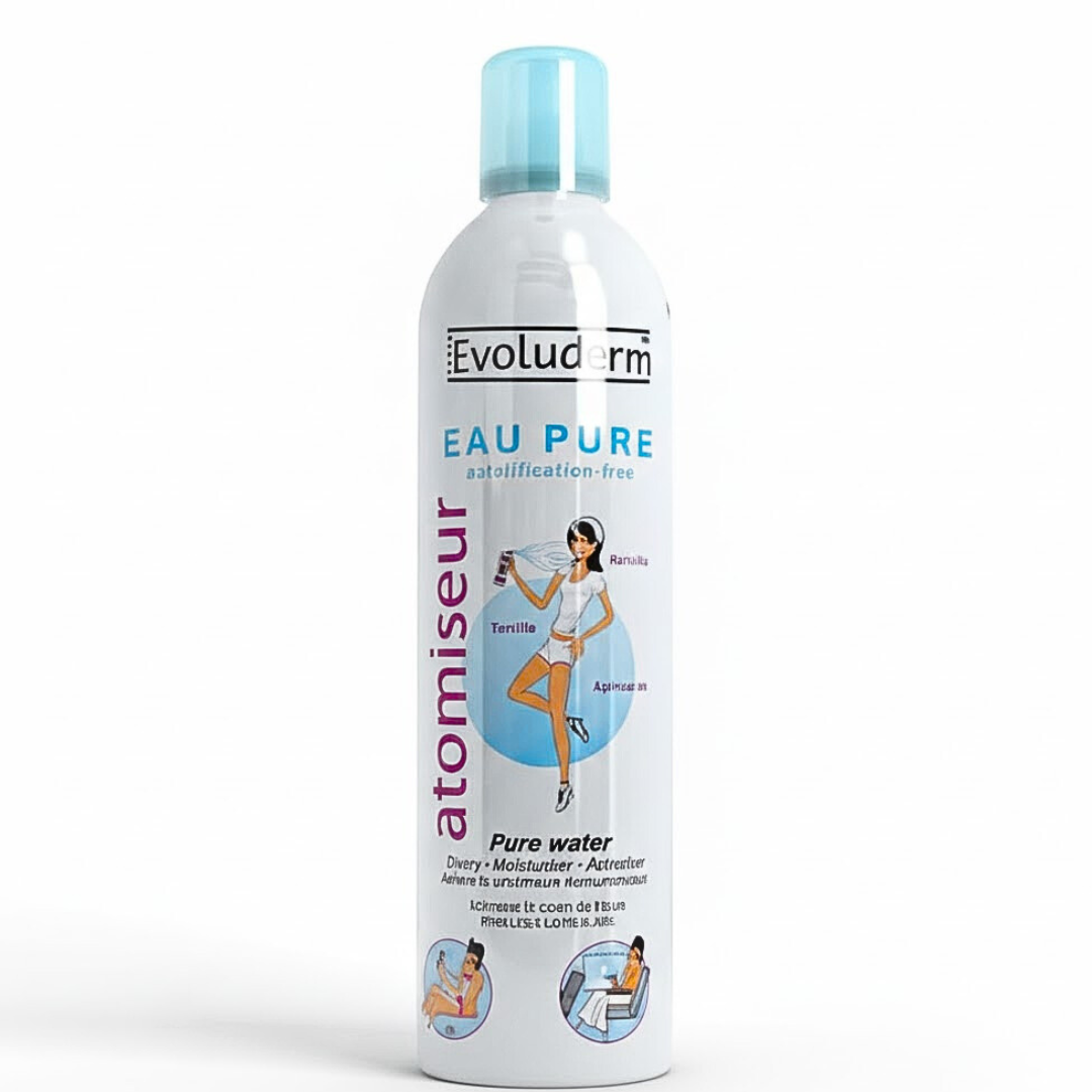 Evoluderm-Atomisseur-Eau-Pure-400ml-1 Evoluderm Atomisseur Eau Pure 400ml – Image 1