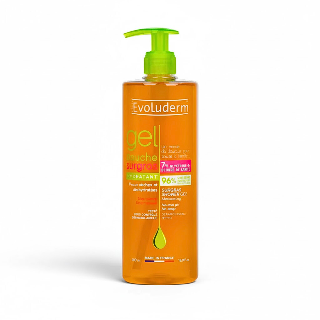 Evoluderm-Gel-Douche-Surgas-500ml-1 Evoluderm Gel Douche Surgas 500ml – Image 1