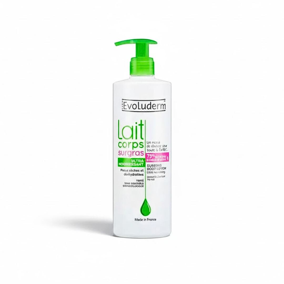 Evoluderm-Lait-Corps-Surgas-500ml-1 Evoluderm Lait Corps Surgas 500ml – Image 1