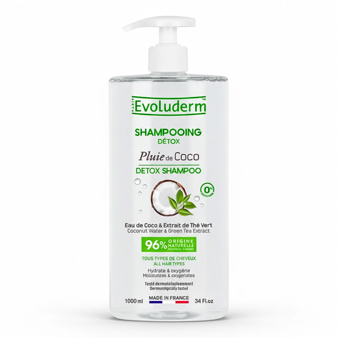Evoluderm-Shampo-Pluie-de-Coco-1L-1 Evoluderm Shampoing Pluie De Coco 1L – Image 1