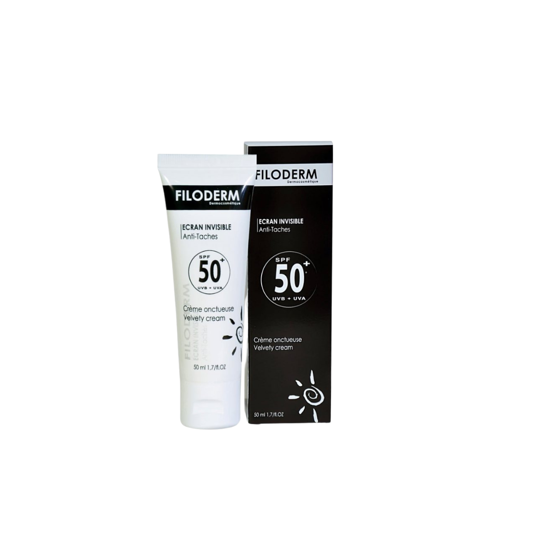 Filoderm-Ecran-invisible-anti-taches-spf50-50ml-1 Filoderm Ecran Invisible Anti-taches Spf50+ 50ml – Image 1
