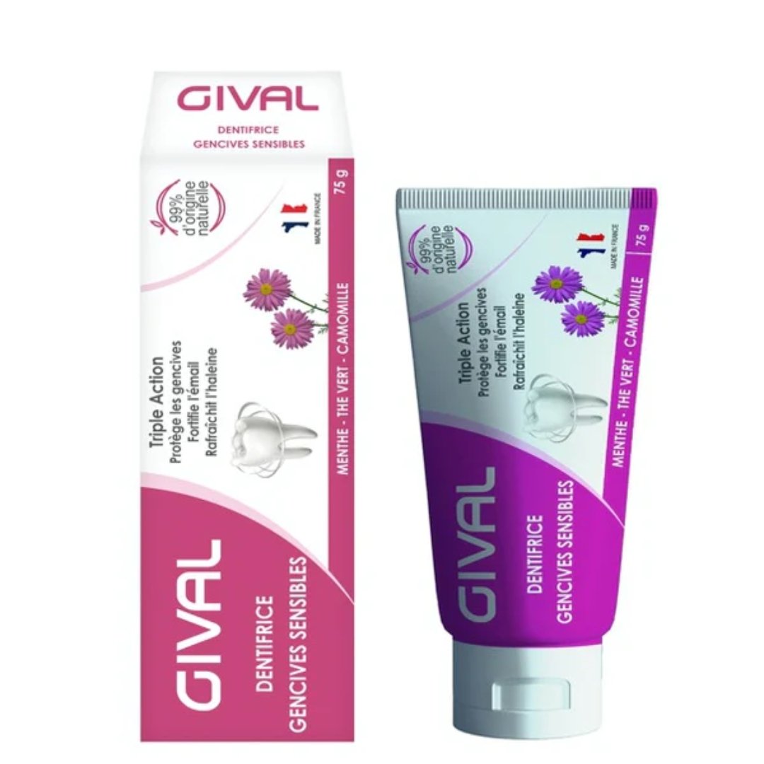 Gival-Dent-gencives-sensibles-75g-1 Gival Dentifrice Gencives Sensibles 75g – Image 1