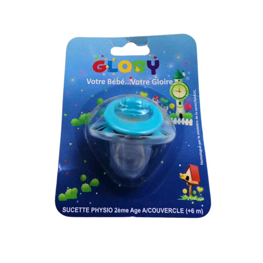 Glory-Suc-Physio-2eme-age-Covercle-6m-1 Glory Sucette Physio 2eme Age Covercle +6m – Image 1