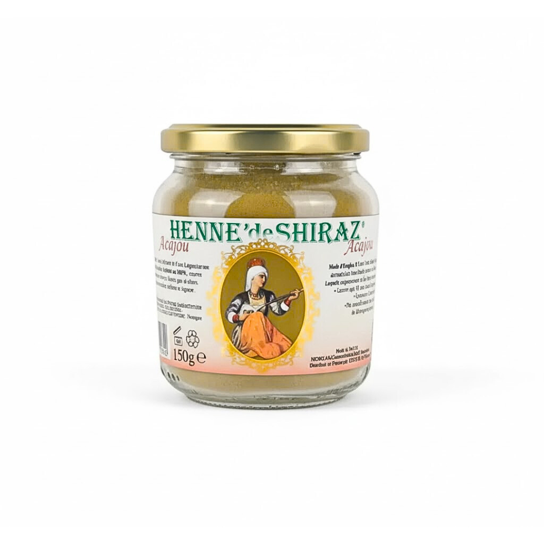 Henne-De-Shiraz-Acajou-150g-1 Henne De Shiraz Acajou 150g – Image 1