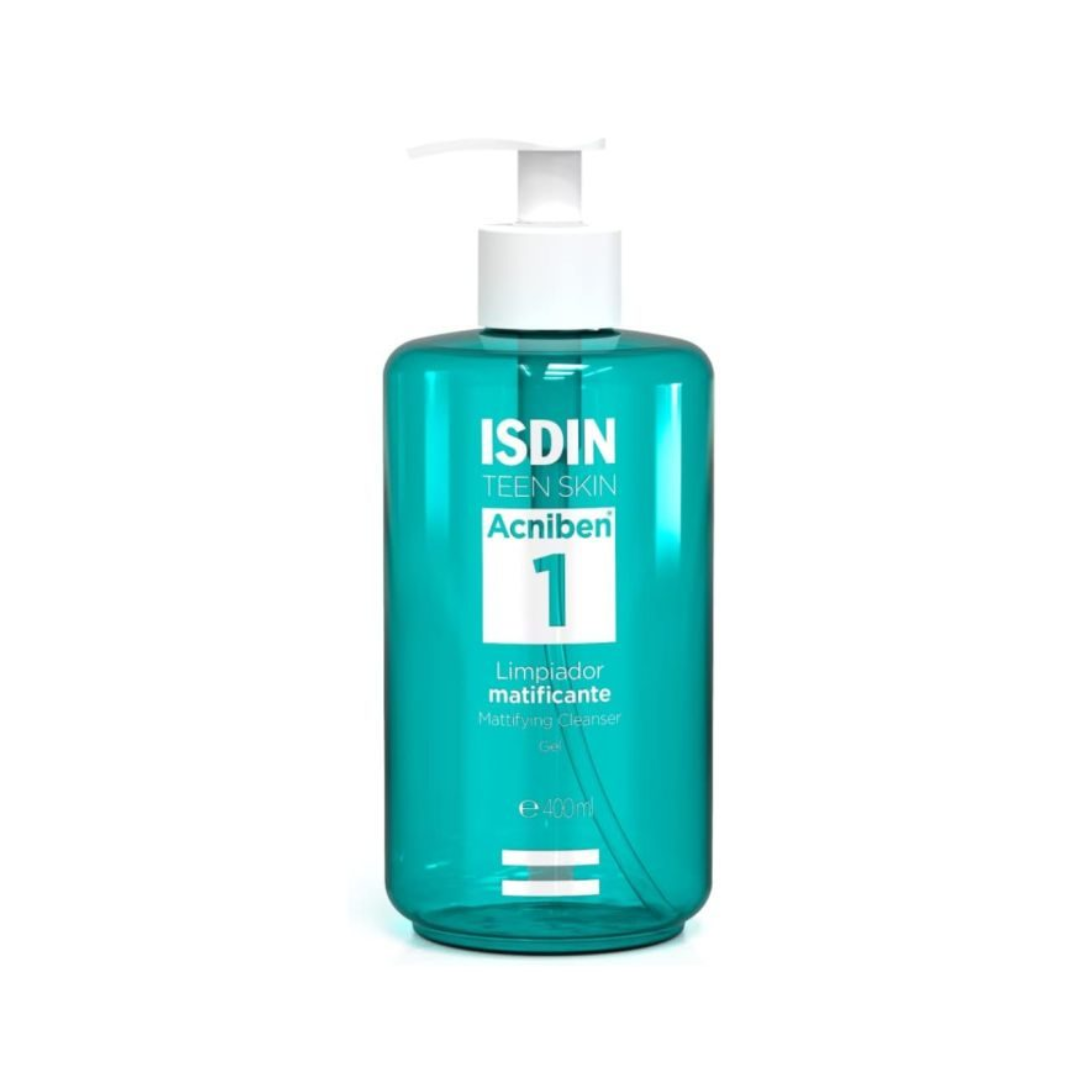Isdin-Acniben-1-gel-nettoyant-400ml-1 Isdin Acniben 1 Gel Nettoyant 400ml – Image 1