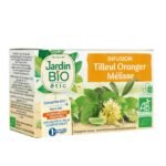 JARDIN BIO INFUSION TILLEUL ORANGER MELISSE 20 SACHET