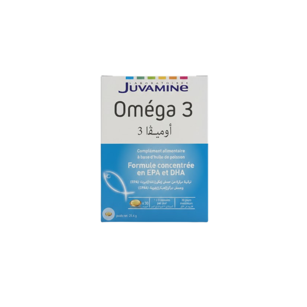 Juvamine-Omega-3-30-Capsules-1 Juvamine Omega 3 30 Capsules – Image 1