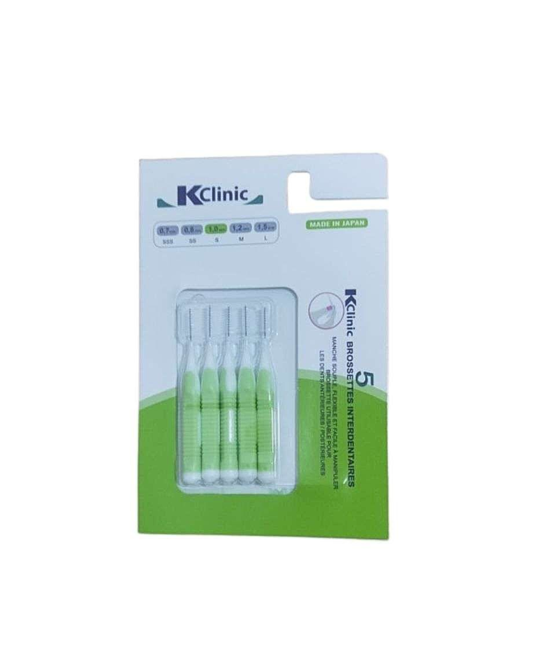 Kin-clinic-brossettes-interdentaire-1.0mm-5unites-1-1 KIN Clinic Brossettes Interdentaire 1.0mm 5unites – Image 1
